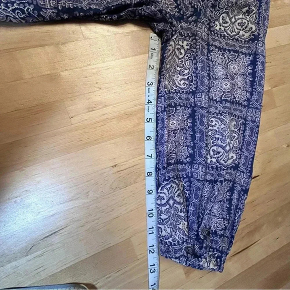 2 for$15 Anthropologie Purple Paisley Tunic Top - Picture 9 of 10